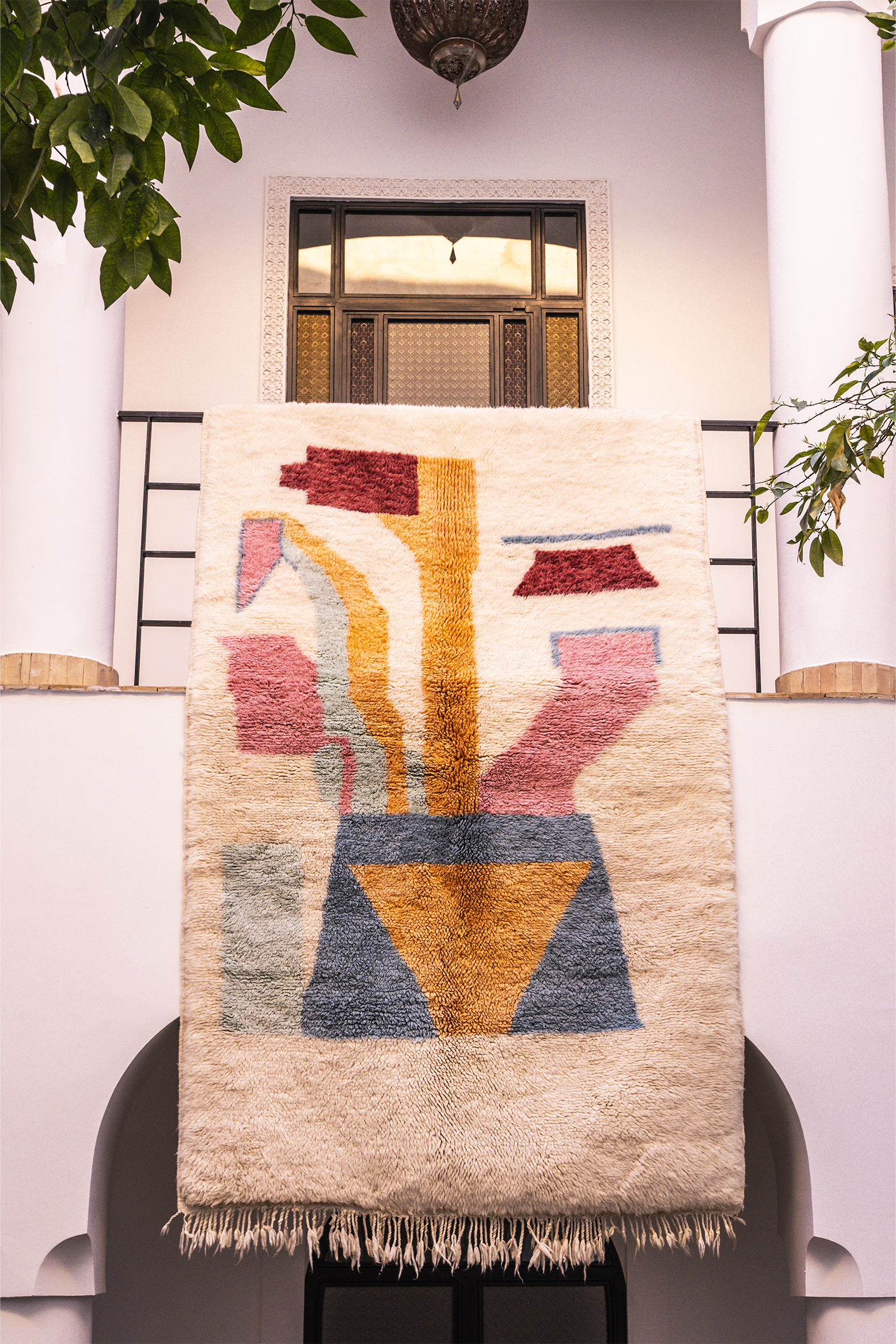 3 Headed Dragon Rug | Natural Wool Rug | Ima Rugs