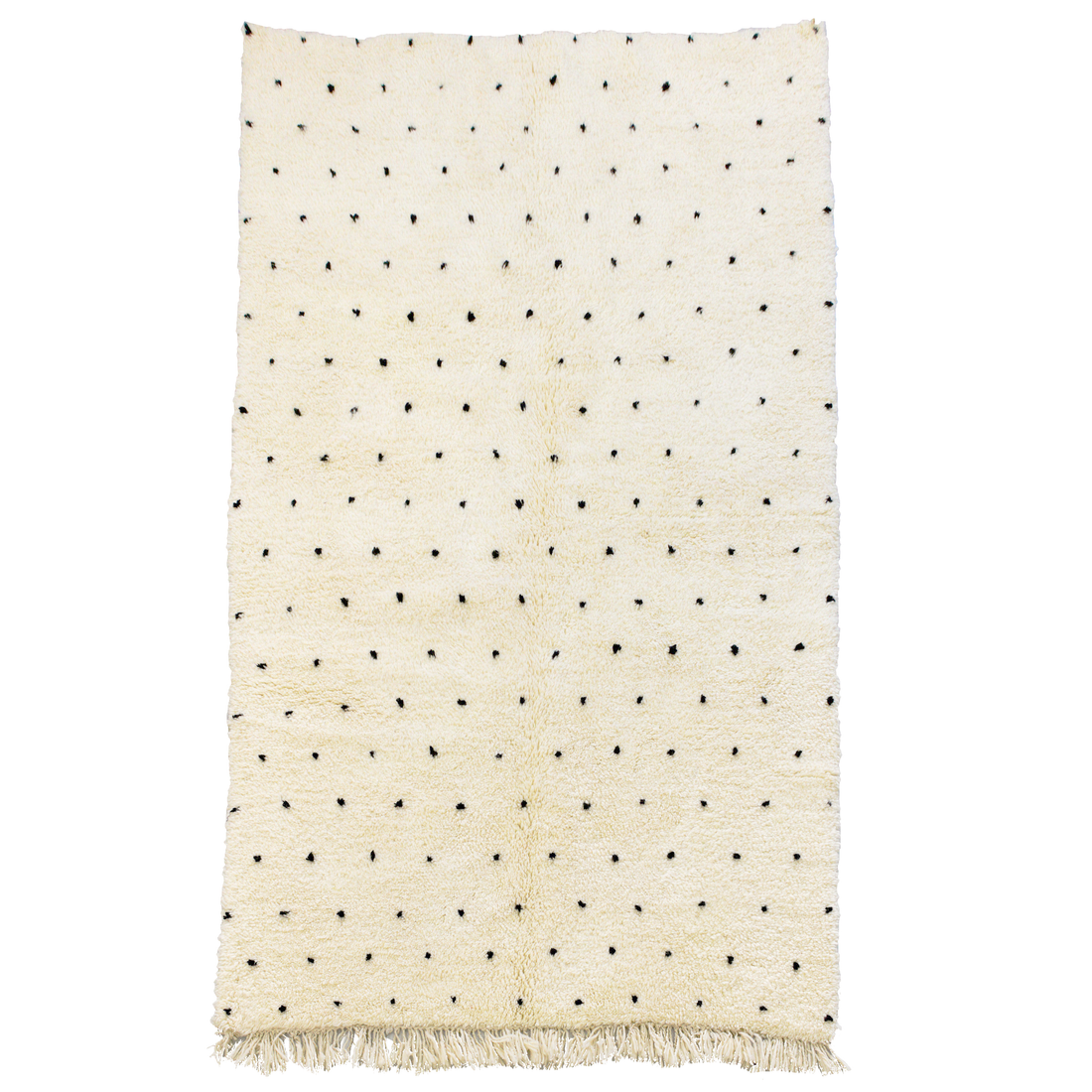 Classic Dot Ourain | Black & White Dot Rug | Ima Rugs