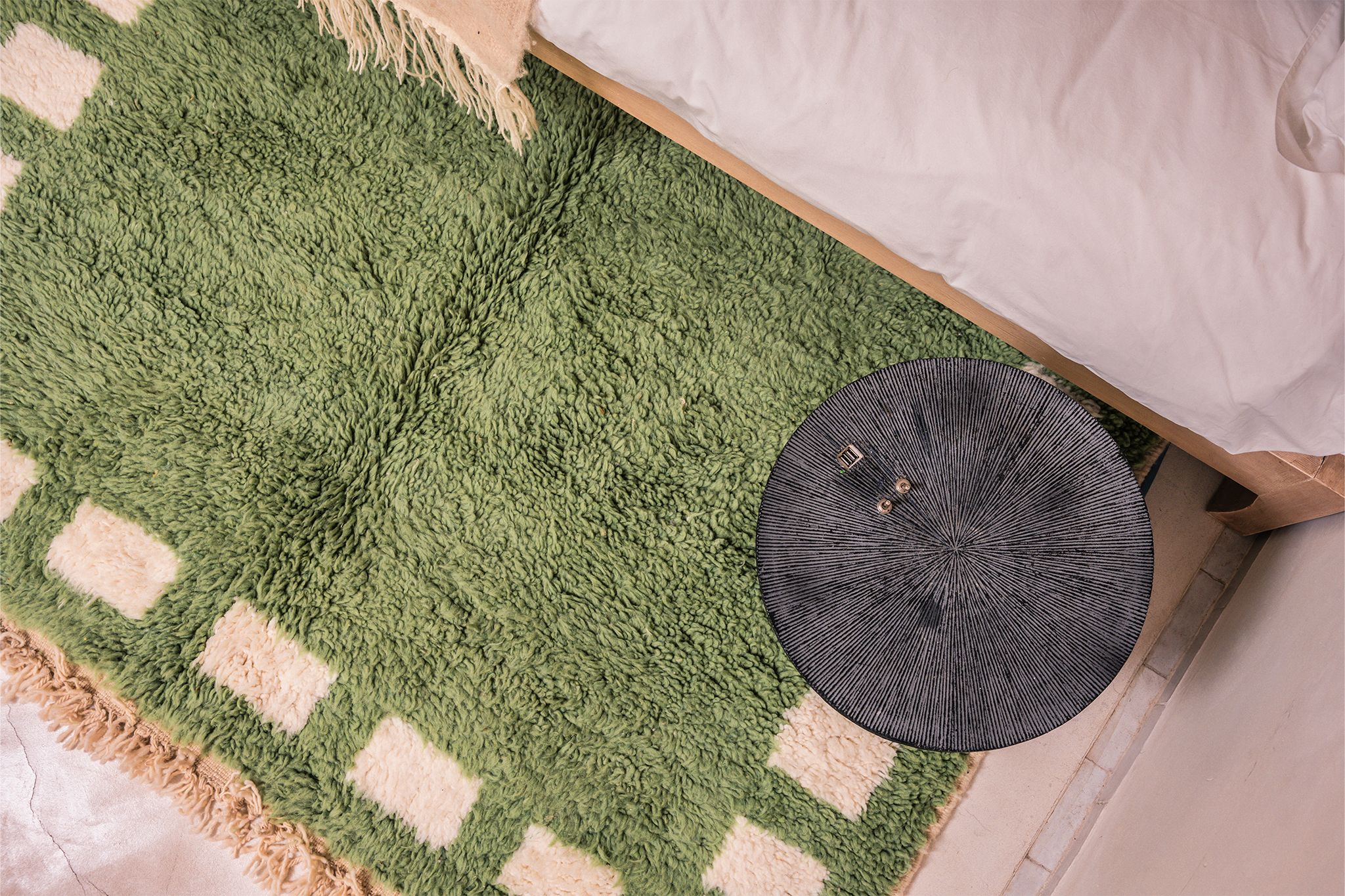 Framework Cozy Rug | Pistachio Wool Rug | Ima Rugs