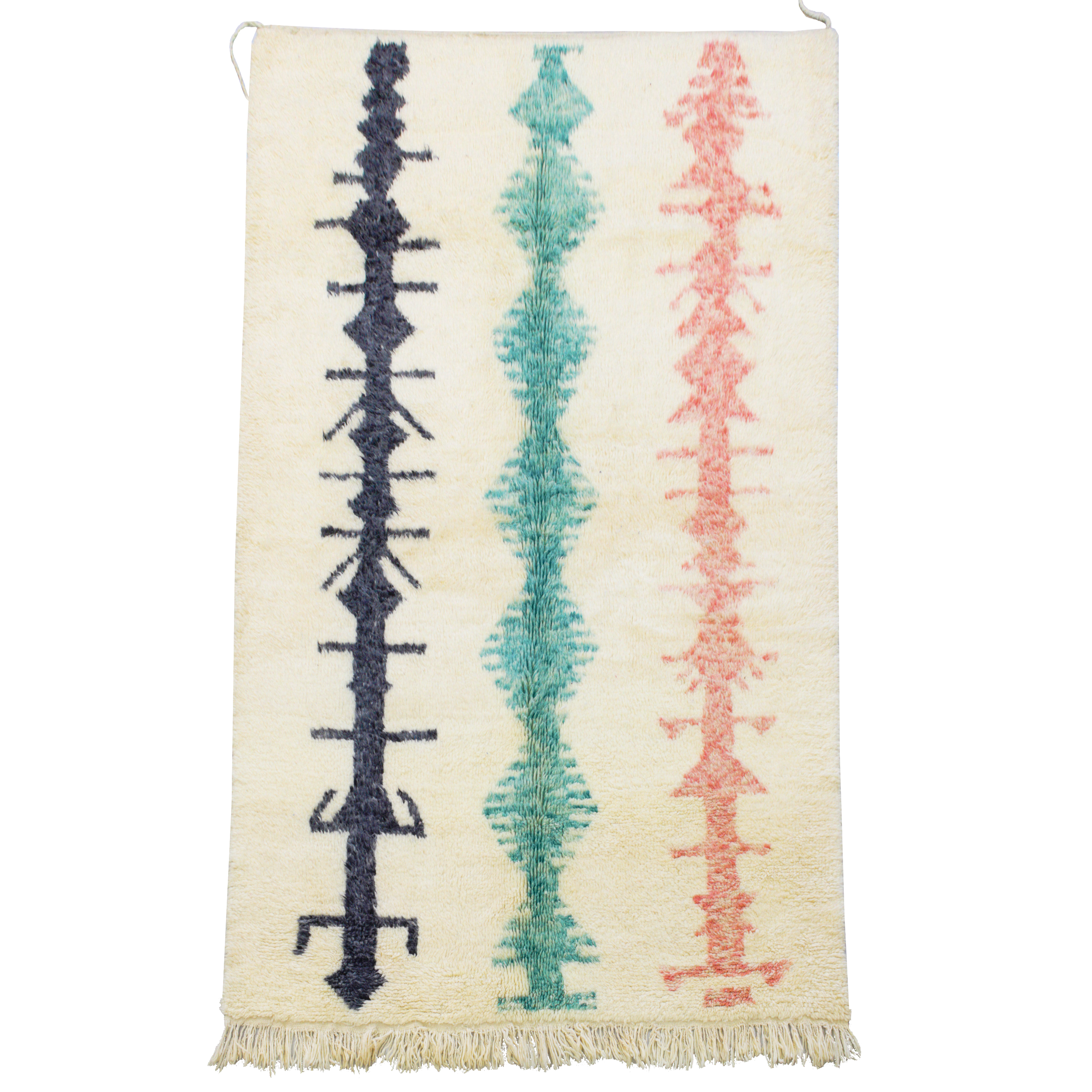 Pastel Motifs Rug | Handwoven Wool Rug | Ima Rugs