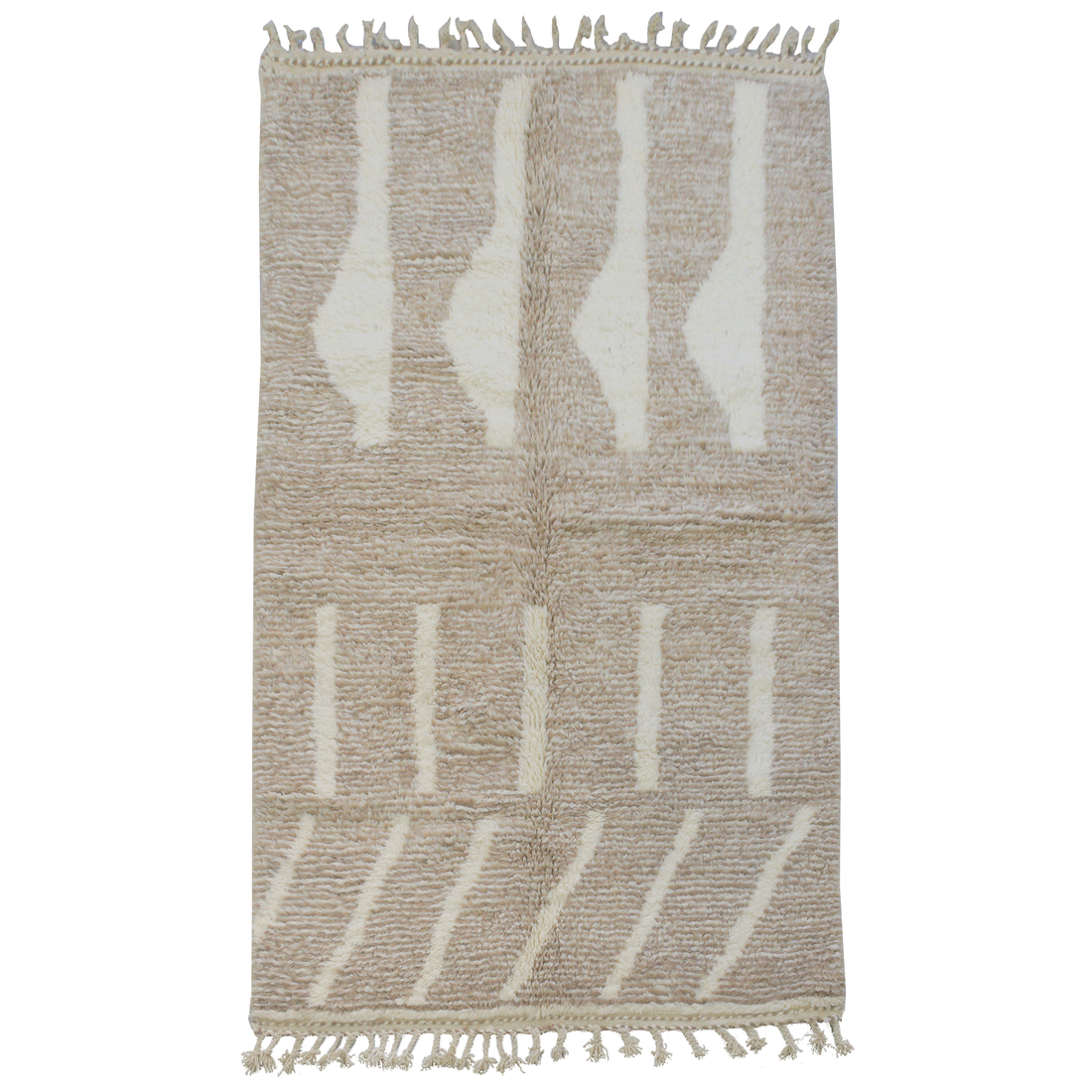 Taupe Lines Rug | Pop Color Neutral Carpet | Ima Rugs
