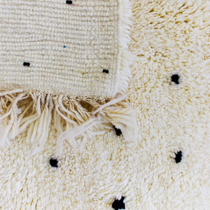 Classic Dot Ourain | Black &amp; White Dot Rug | Ima Rugs