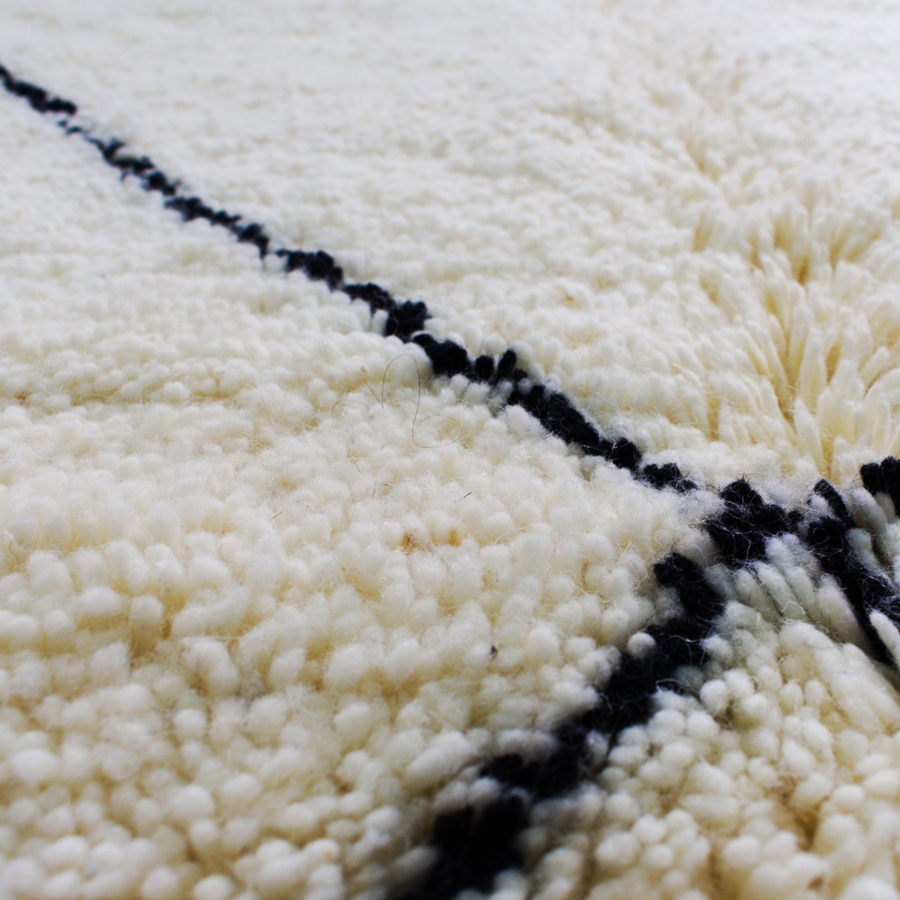 Black Beni Rug | Vertical Beni Rug | Ima Rugs