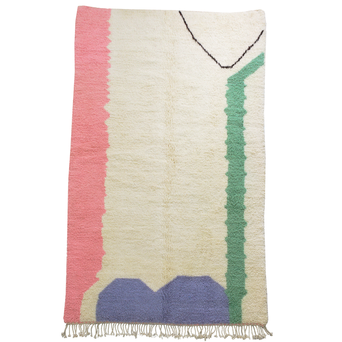 Pastel Dino Rug | Multicolor Wool Rug | Ima Rugs
